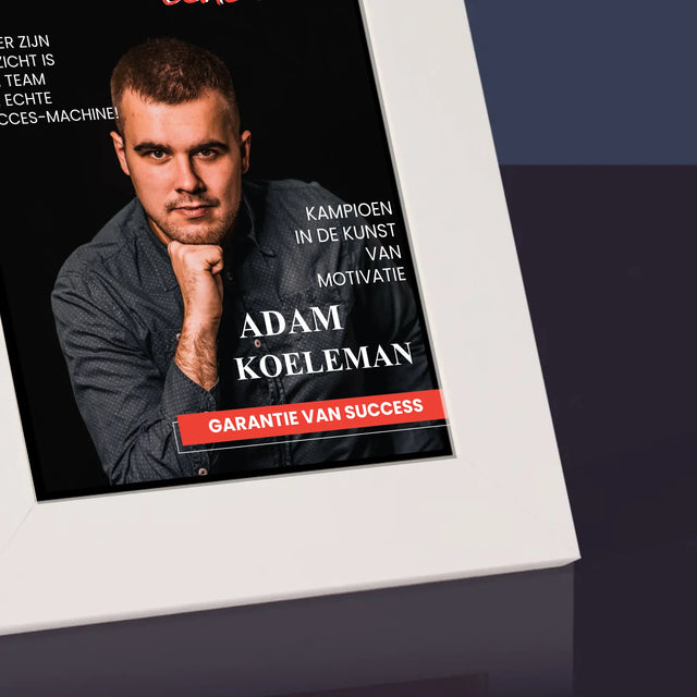 Omslag Van Tijdschrift: Team Leader - Fotokader (Horziontaal)