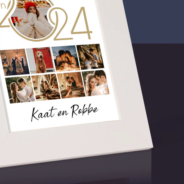 Fotocollage: Onze Herinneringen Van Het Jaar - Fotokader (Horziontaal)