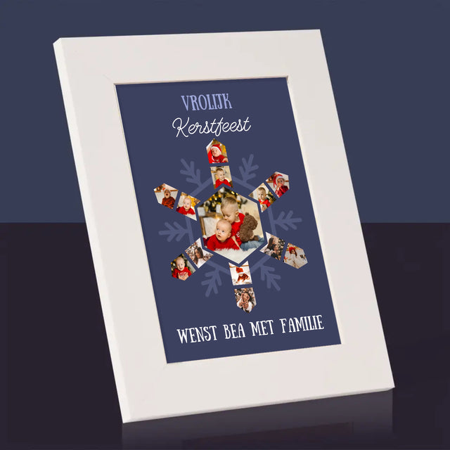 Vorm Van Foto'S: Sneeuwvlokje - Fotokader (Horziontaal)