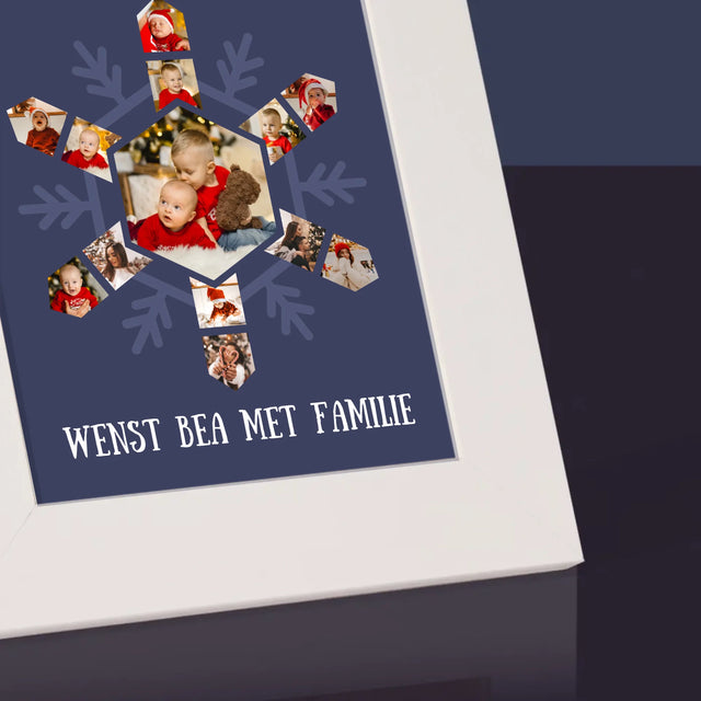 Vorm Van Foto'S: Sneeuwvlokje - Fotokader (Horziontaal)