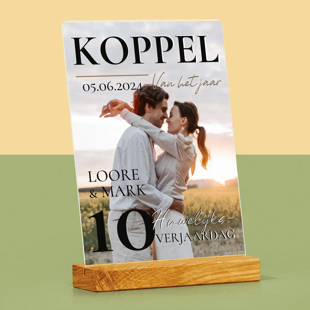 Omslag Van Tijdschrift: Koppel Van Het Jaar - Afdruk Op Acrylglas (Verticaal)