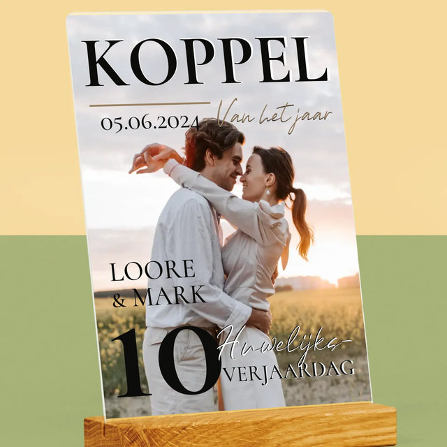 Omslag Van Tijdschrift: Koppel Van Het Jaar - Afdruk Op Acrylglas (Verticaal)