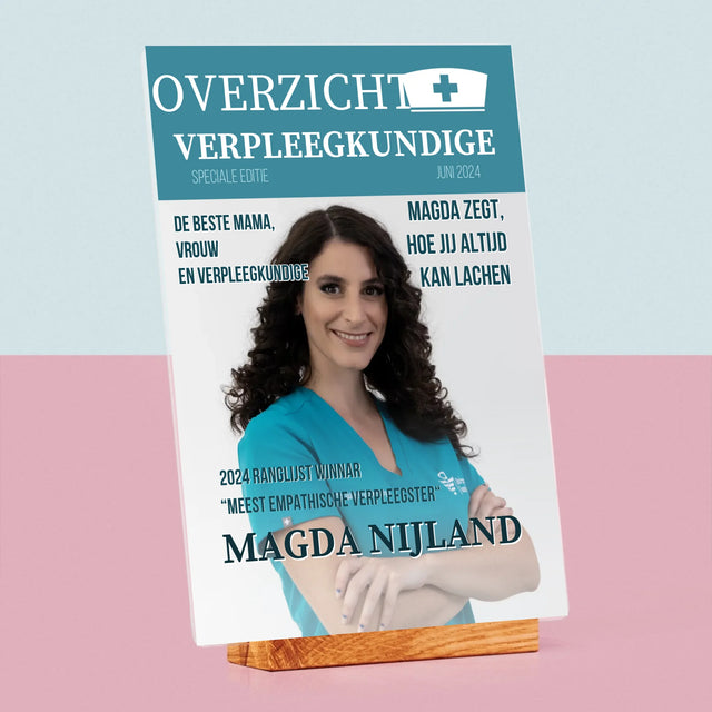 Omslag Van Tijdschrift: Overzicht Verpleegkundige - Afdruk Op Acrylglas (Verticaal)