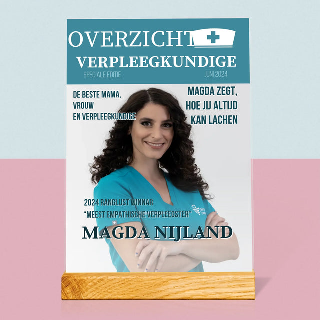 Omslag Van Tijdschrift: Overzicht Verpleegkundige - Afdruk Op Acrylglas (Verticaal)