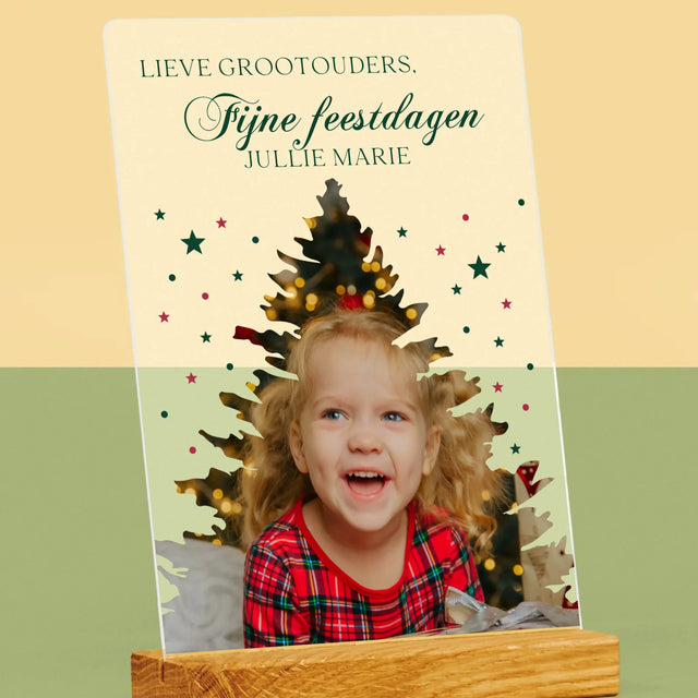 Vorm Van Foto'S: Kerstboom, Feestdagen - Afdruk Op Acrylglas (Verticaal)