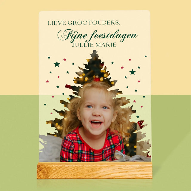 Vorm Van Foto'S: Kerstboom, Feestdagen - Afdruk Op Acrylglas (Verticaal)