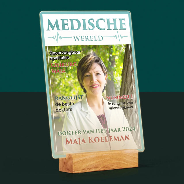 Omslag Van Tijdschrift: Medische Wereld - Afdruk Op Acrylglas (Verticaal)