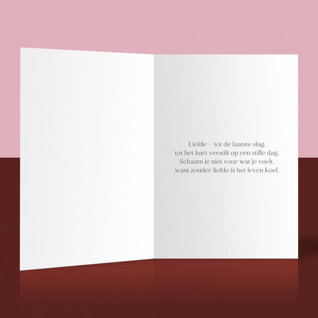 Fotocollage: Liefhebben En Bemind Worden - Wenskaart