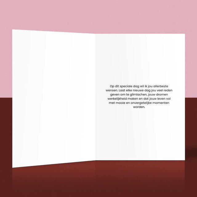 Fotocollage: Magister - Wenskaart