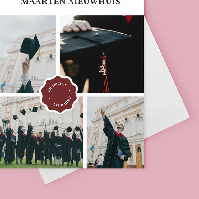 Fotocollage: Magister - Wenskaart