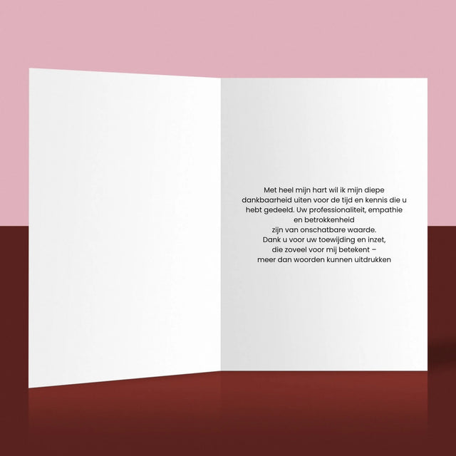 Fotocollage: Bedankt Voor De Kennis - Wenskaart
