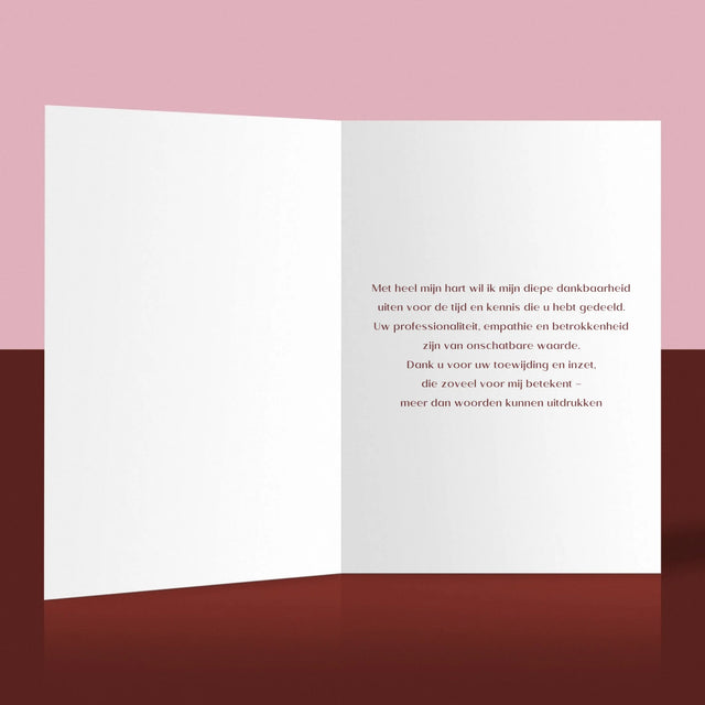 Foto En Handtekening: Diploma Voor De Leerkracht - Wenskaart