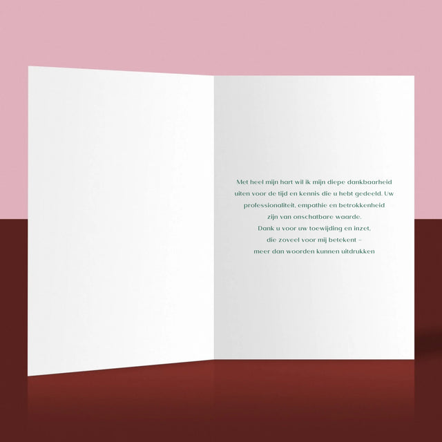 Foto En Handtekening: Certificaat Van De Beste Leerkracht - Wenskaart