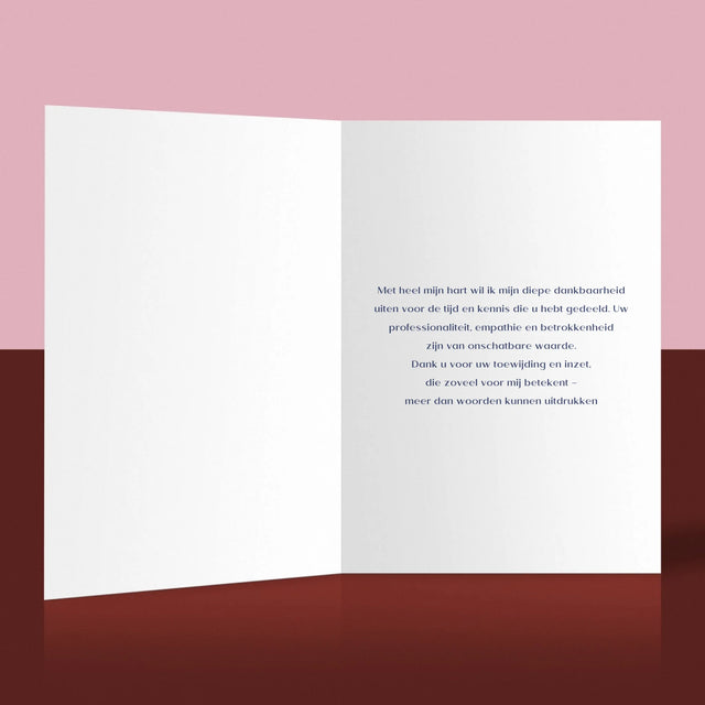 Foto En Handtekening: Certificaat Van Voorbeeldige Leraar - Wenskaart