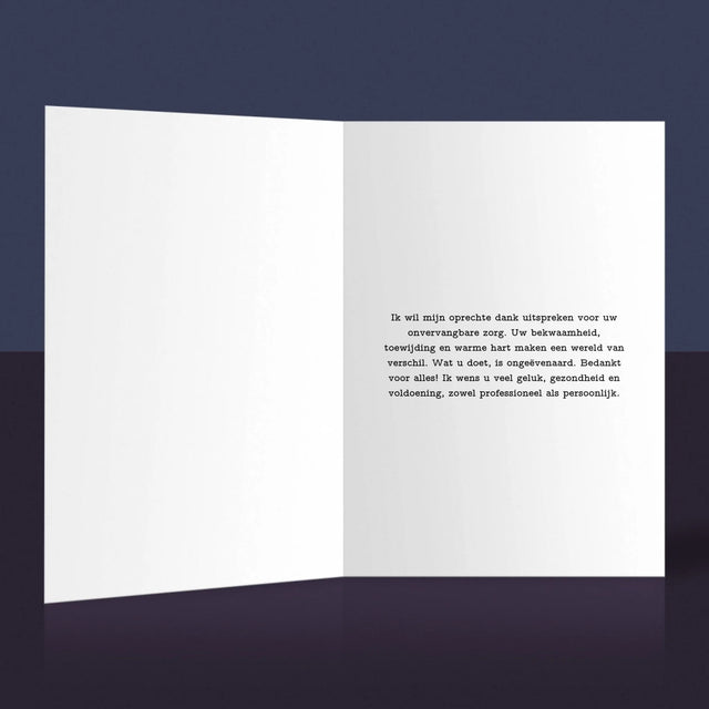 Fotocollage: Geweldige Verpleegster - Wenskaart