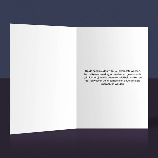 Fotocollage: Getuigschrift Van Een Voorbeeldige Dertiger - Wenskaart