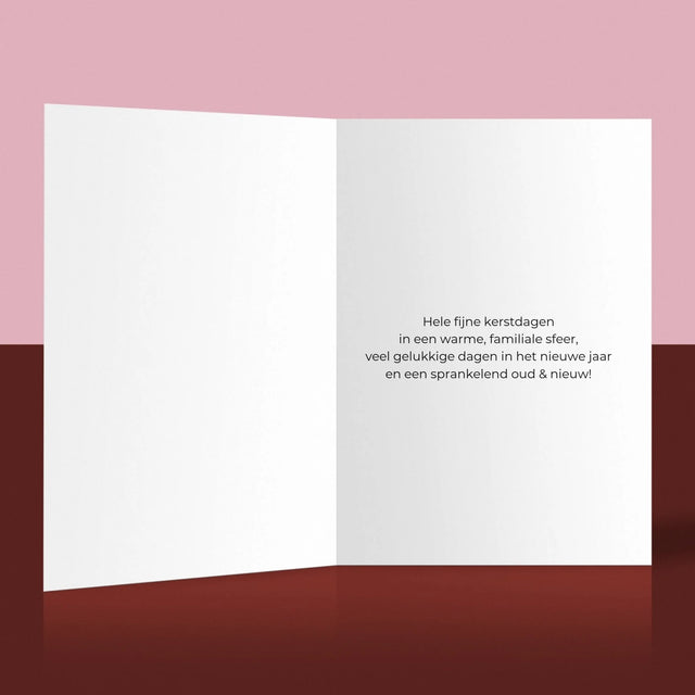 Foto En Handtekening: Fijne Feestdagen Kerstbal - Wenskaart