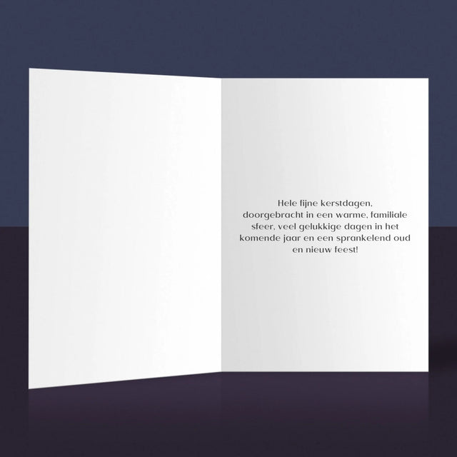 Fotocollage: Prachtige Feestdagen, Ster - Wenskaart