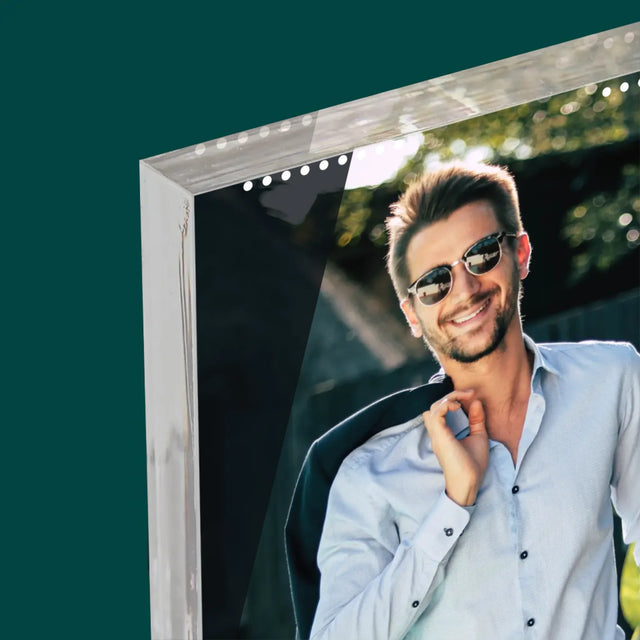 Foto En Handtekening: Menager - Acryl Blok