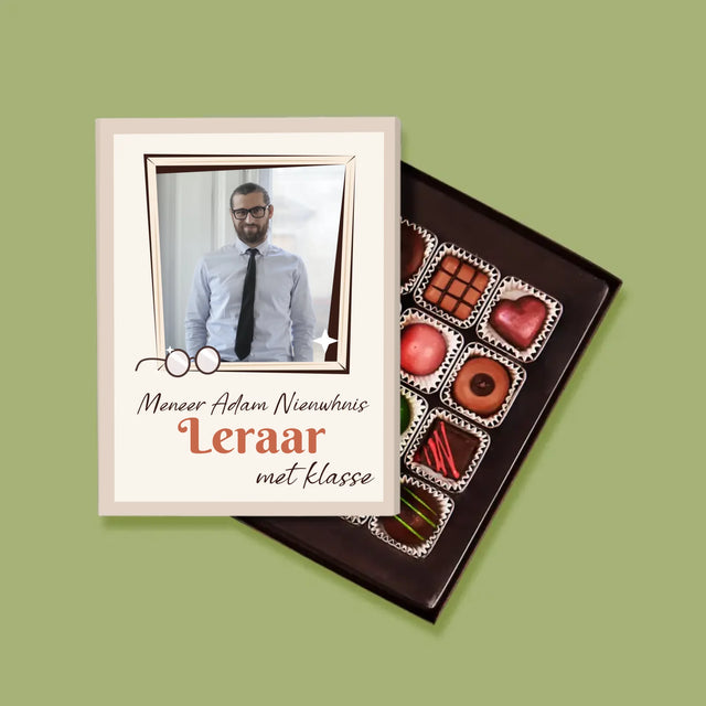 Foto En Handtekening: Leraar Met Klasse - Pralines