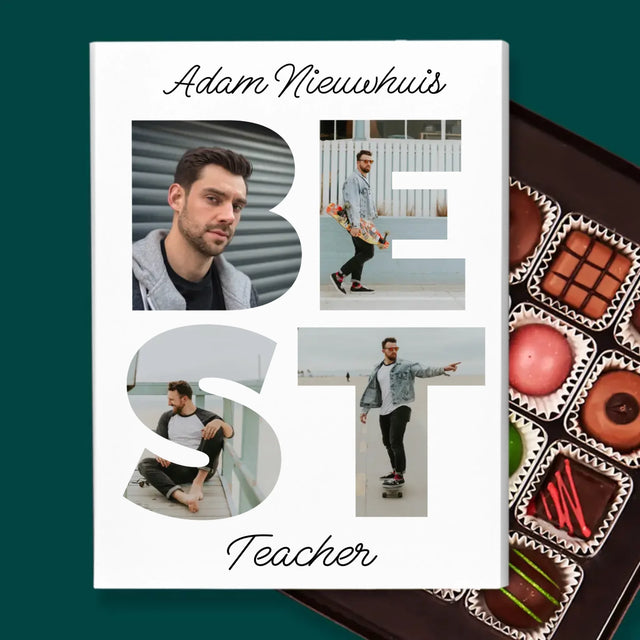 Woord Van Foto'S: Best Teacher - Pralines