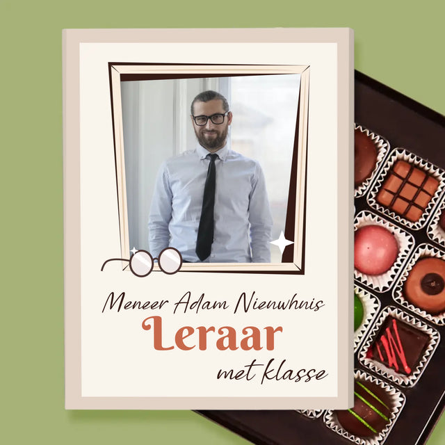 Foto En Handtekening: Leraar Met Klasse - Pralines