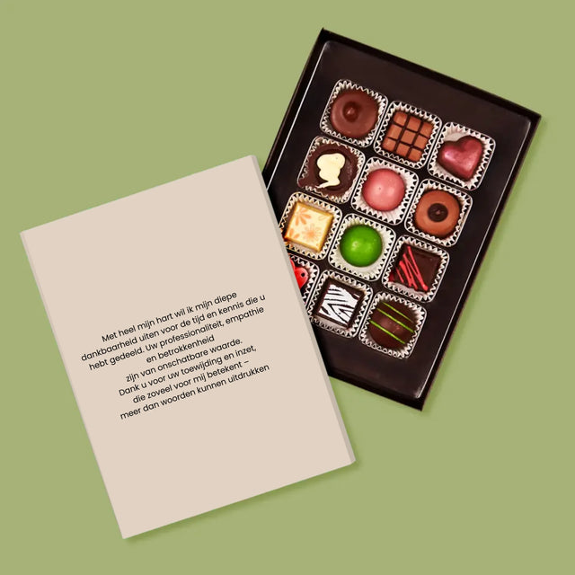 Foto En Handtekening: Leraar Met Klasse - Pralines