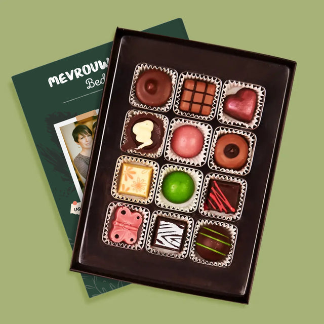 Fotocollage: Bedankt Voor De Kennis - Pralines