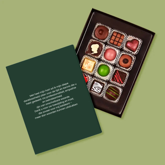 Fotocollage: Bedankt Voor De Kennis - Pralines