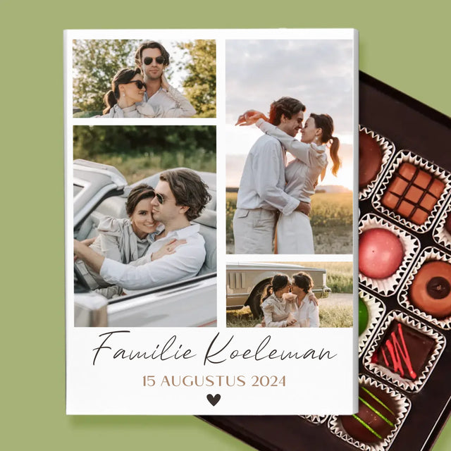 Fotocollage: Familie - Pralines