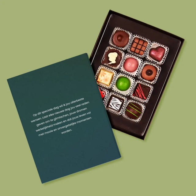 Fotocollage: Puzzel Hart, Voor Mama - Pralines