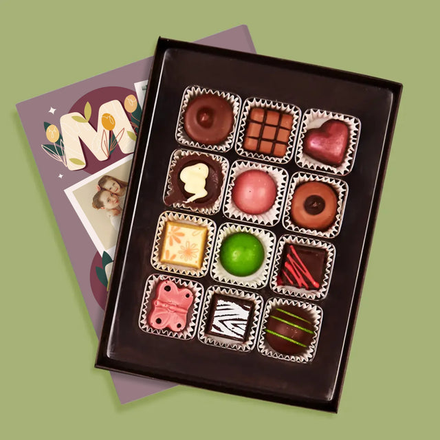 Fotocollage: Letters Mama - Pralines