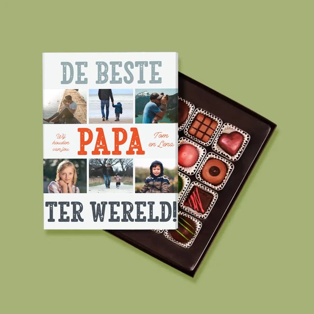 Fotocollage: De Beste Papa Ter Wereld, Foto'S - Pralines