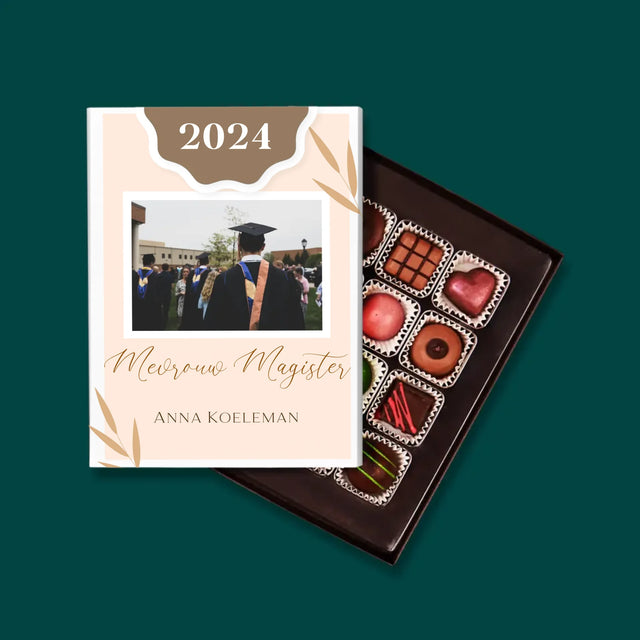 Fotocollage: Mevrouw Magister - Pralines