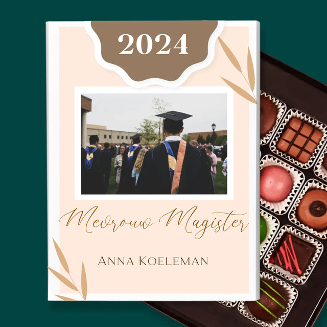 Fotocollage: Mevrouw Magister - Pralines