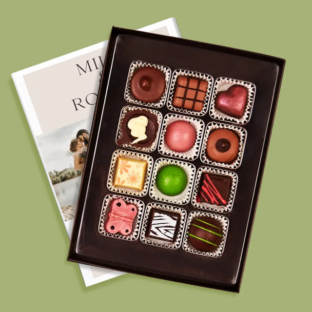 Fotocollage: Liefhebben En Bemind Worden - Pralines