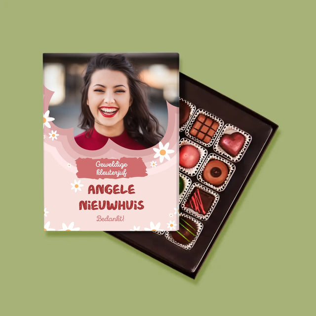 Foto En Handtekening: Geweldige Kleuterjuf - Pralines