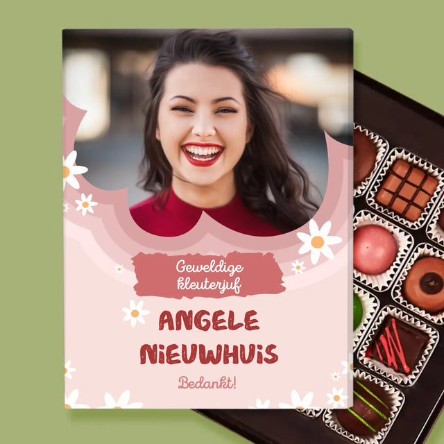 Foto En Handtekening: Geweldige Kleuterjuf - Pralines