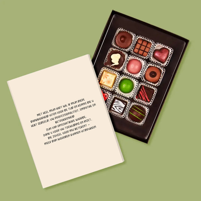 Foto En Handtekening: Kleuterjuf - Pralines