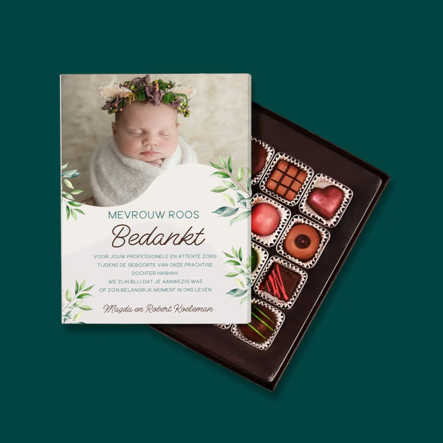 Foto En Handtekening: Bedankt Aan De Vroedvrouw - Pralines