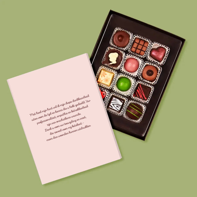 Foto En Handtekening: Geweldige Kleuterjuf - Pralines