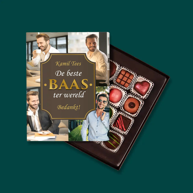 Fotocollage: De Beste Baas Ter Wereld - Pralines