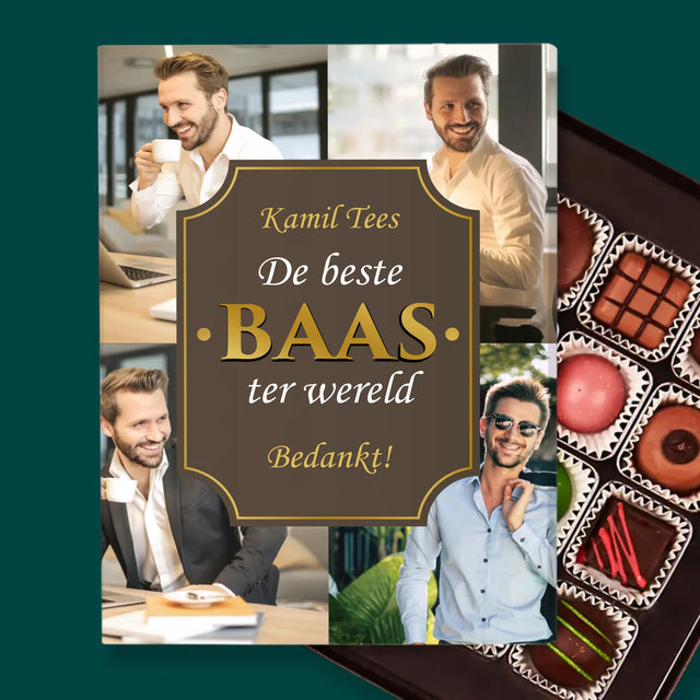 Fotocollage: De Beste Baas Ter Wereld - Pralines