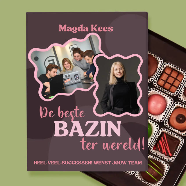Fotocollage: De Beste Bazin - Pralines