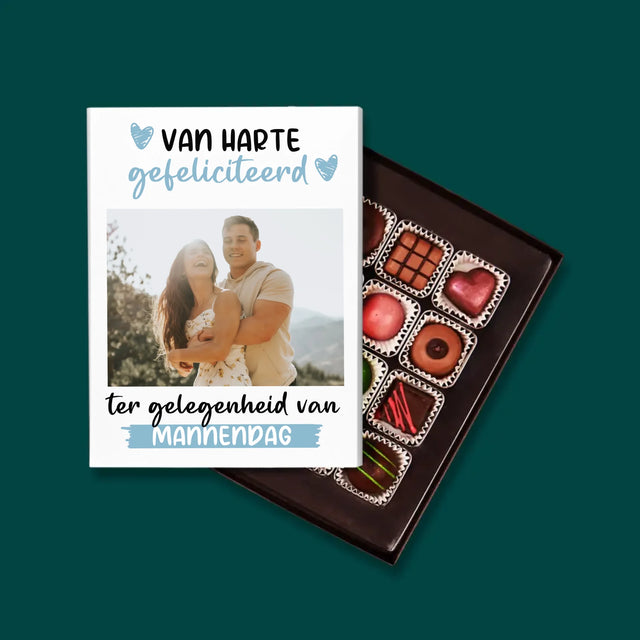 Foto En Handtekening: Wensen Voor Mannendag - Pralines
