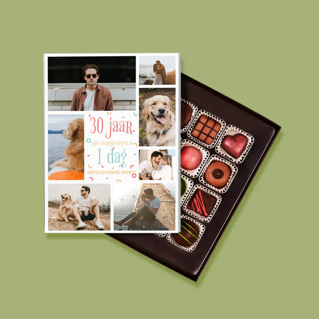 Fotocollage: 30 Jaar Voorbij - Pralines