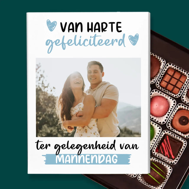 Foto En Handtekening: Wensen Voor Mannendag - Pralines