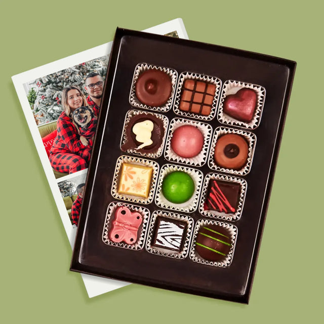 Fotocollage: Fijne Feestdagen - Pralines