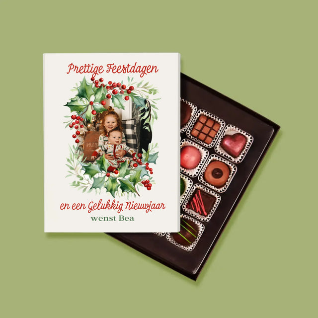 Foto En Handtekening: Kerstkrans - Pralines