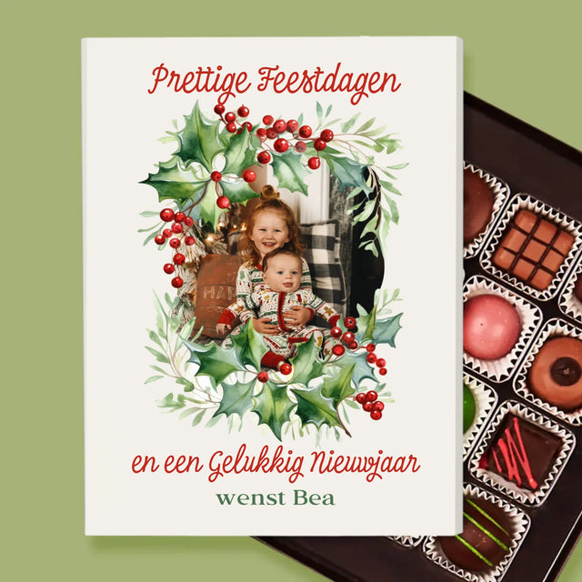 Foto En Handtekening: Kerstkrans - Pralines